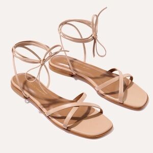 Margaux THE WRAP Women's Blush Strappy Sandals | Size 41 EU (10.5 US)